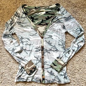 Camouflage Cardigan